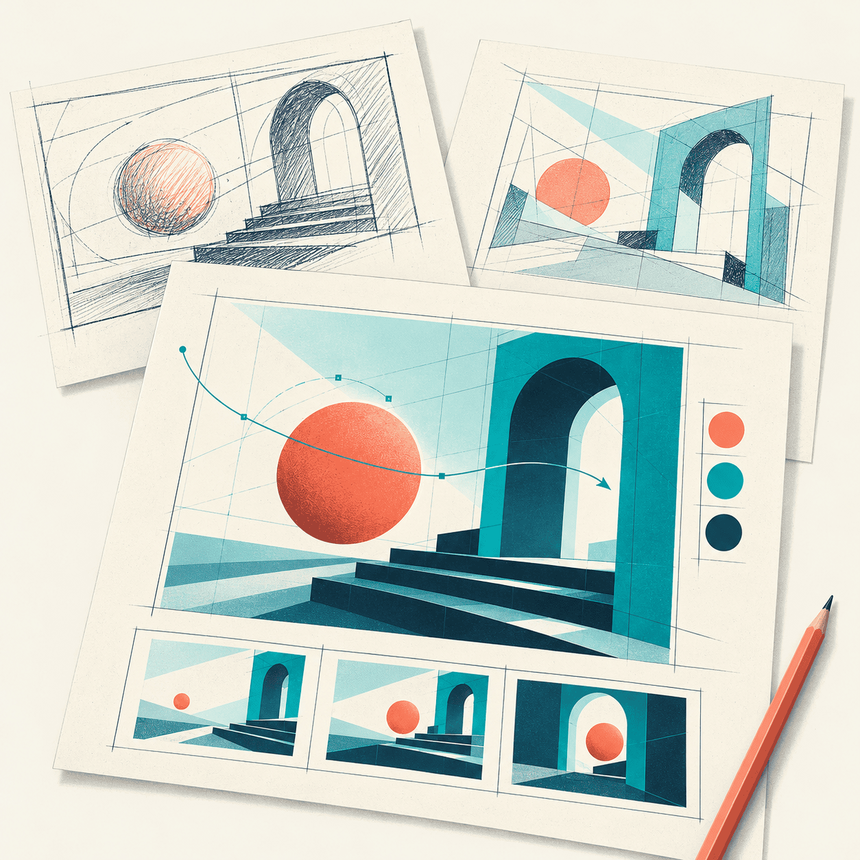 Hyphemotion process: concept illustration