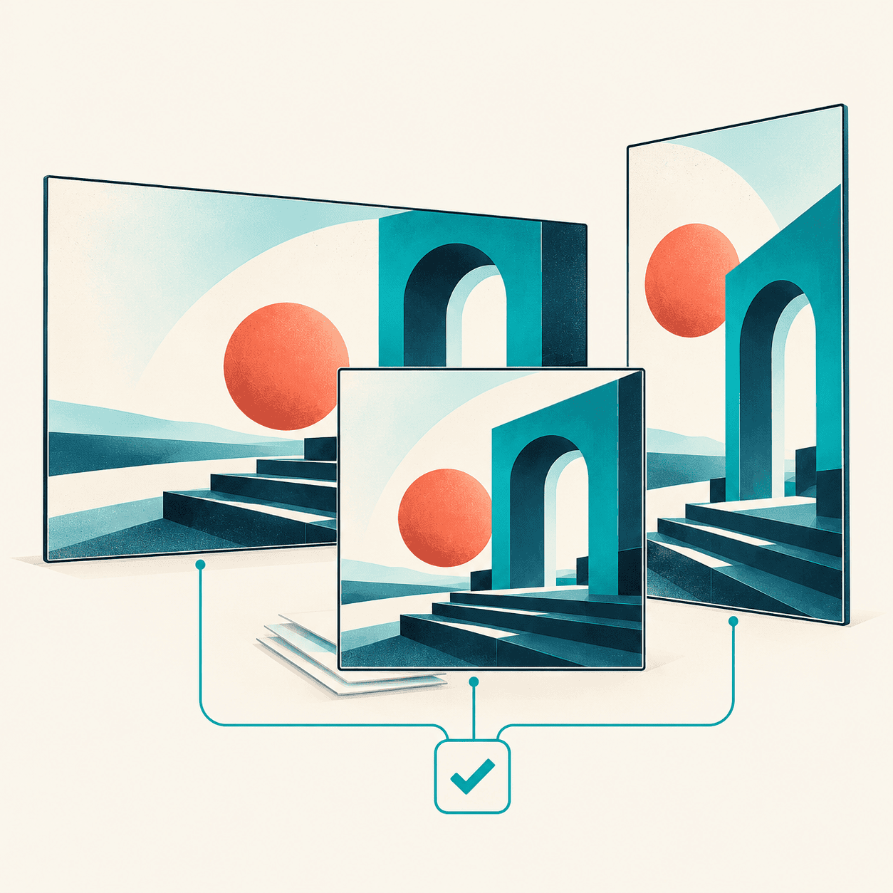 Hyphemotion process: delivery illustration